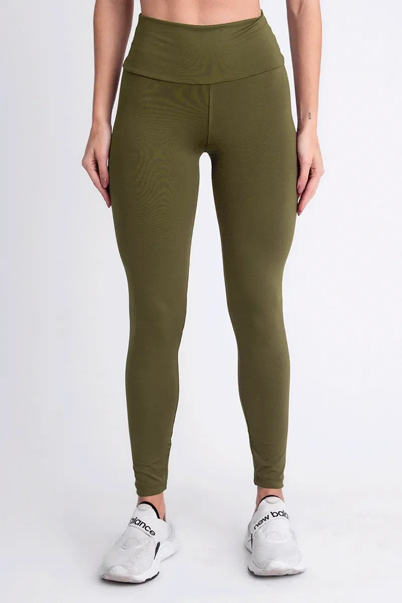 Conjunto Feminino Fitness Calça E Top - Verde