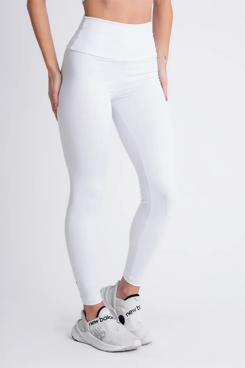 Conjunto Feminino Fitness Calça E Top - Branco