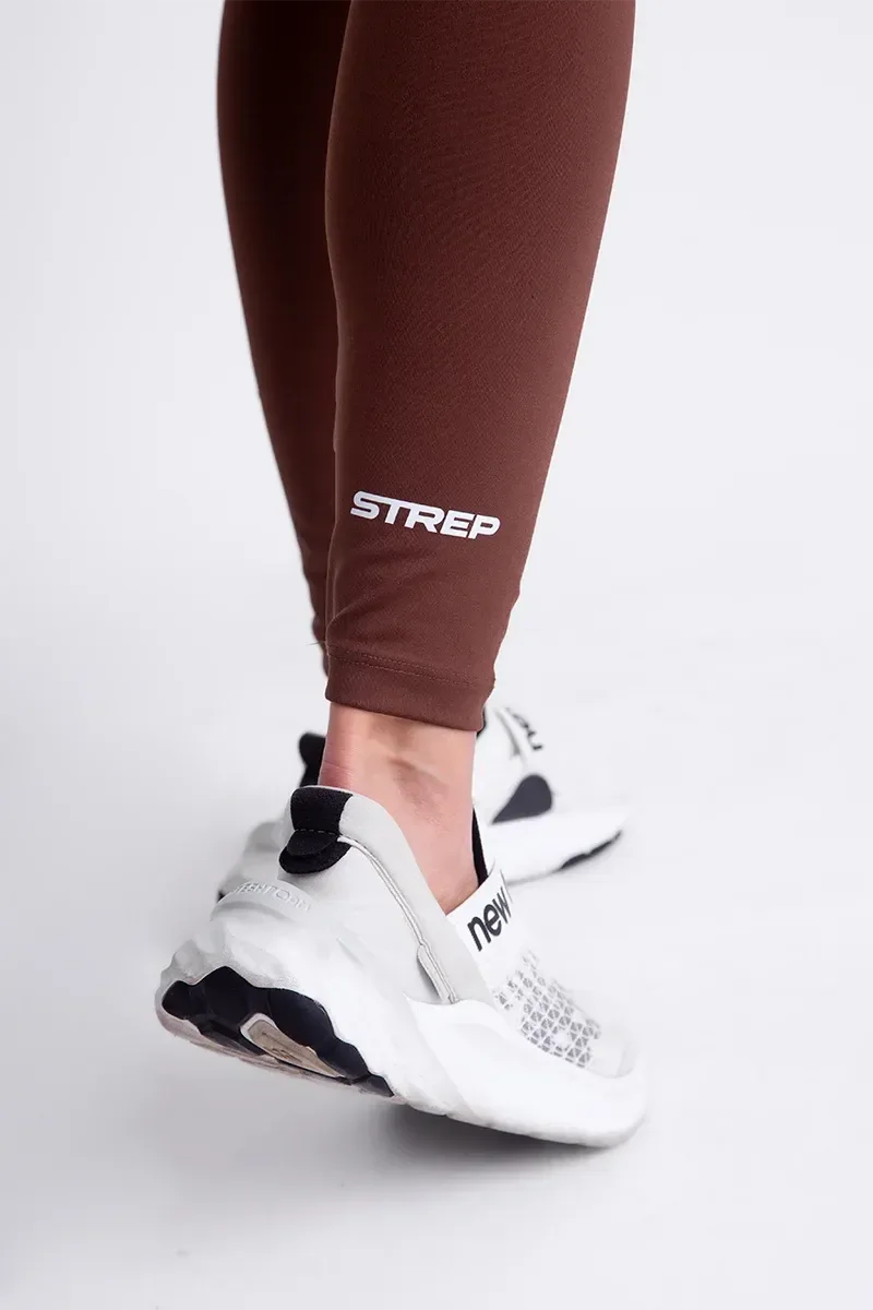 Conjunto Feminino Fitness Calça E Top - Marrom