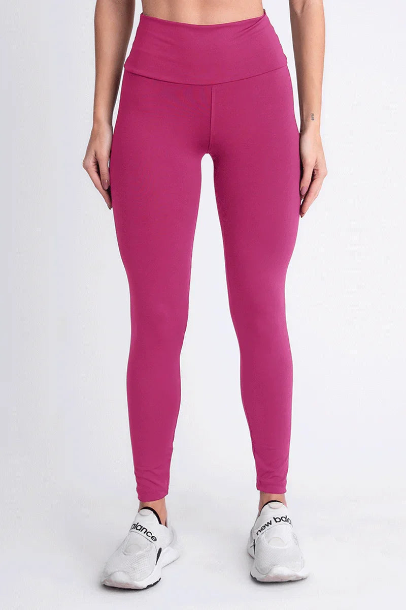 Conjunto Feminino Fitness Calça E Top - Rosa