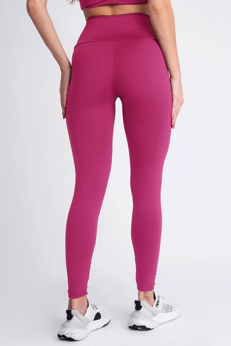 Conjunto Feminino Fitness Calça E Top - Rosa