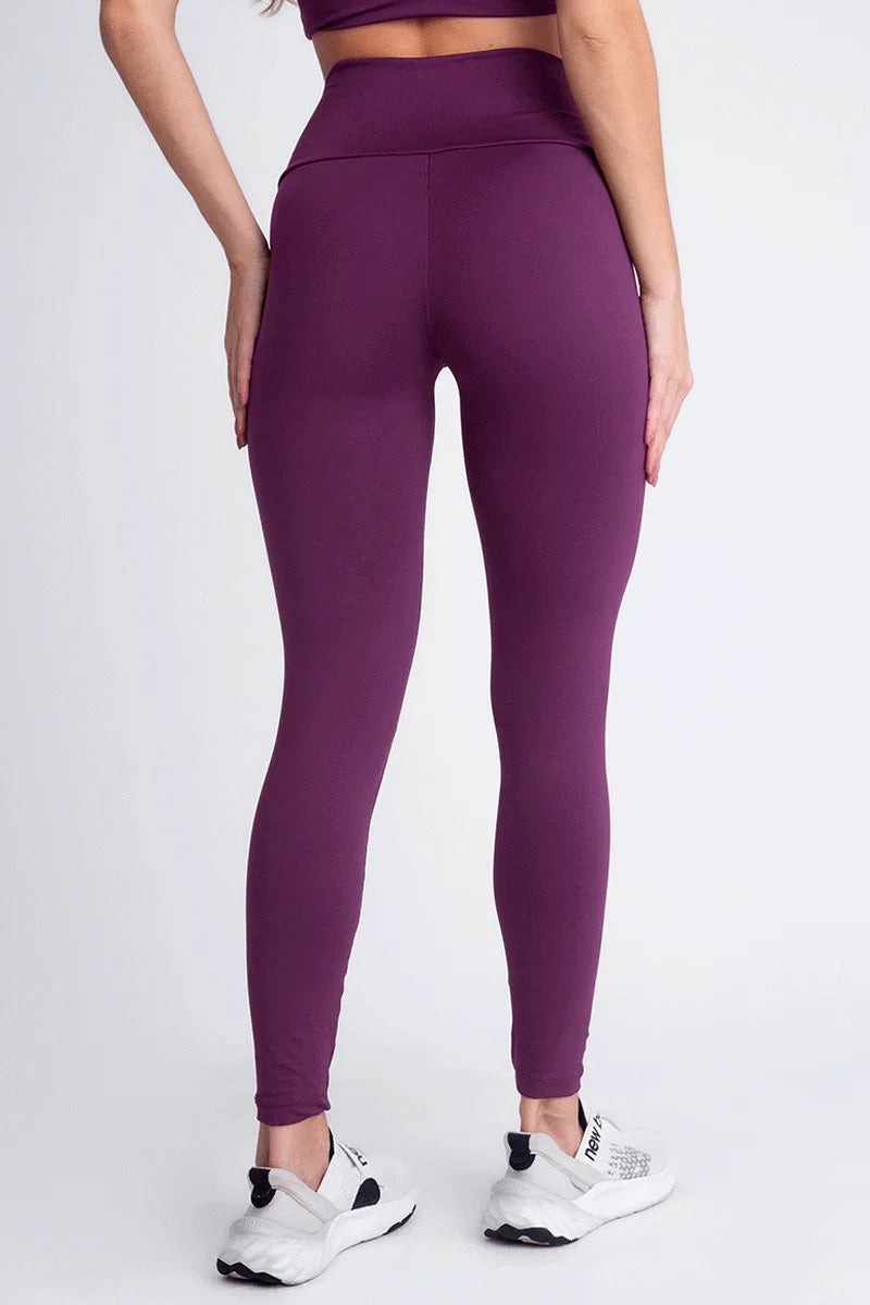 Conjunto Feminino Fitness Calça E Top - Roxo