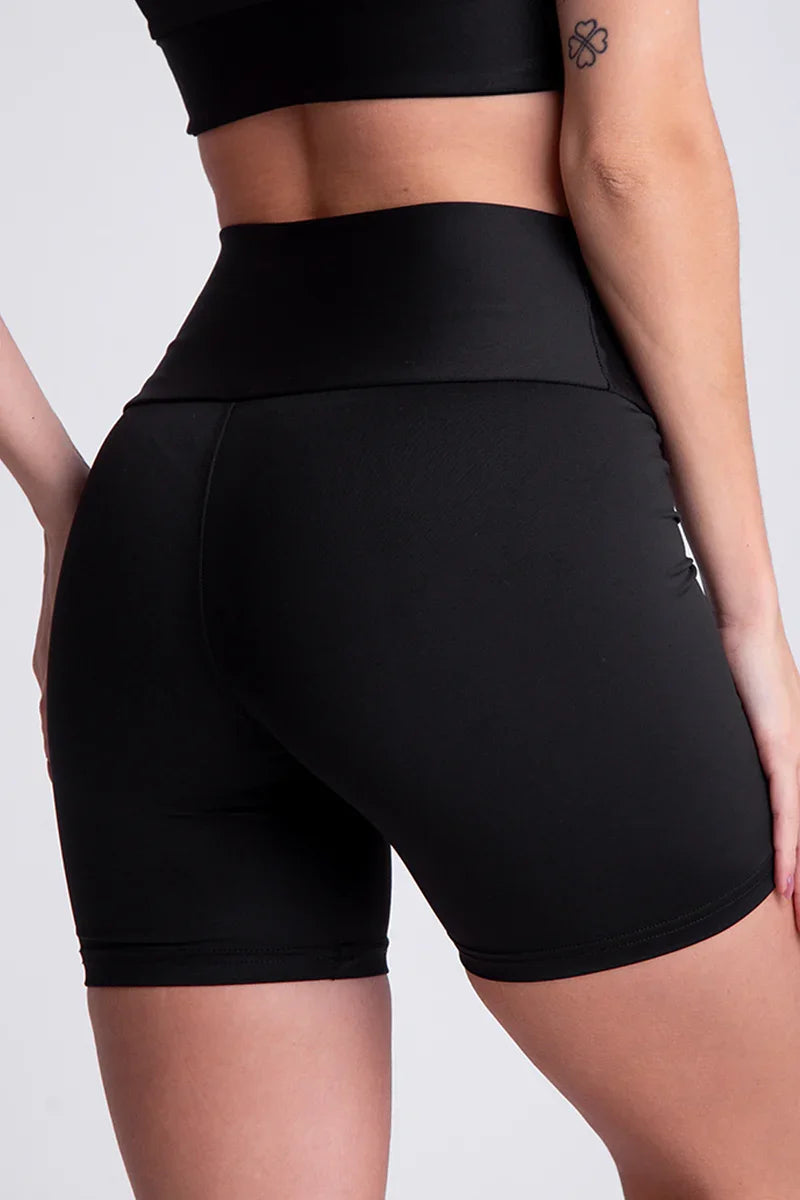 Conjunto Black Motion Top e Short Legging