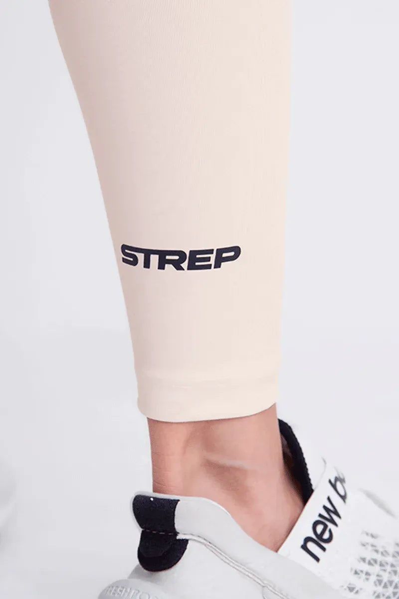 Conjunto Feminino Fitness Calça E Top - Bege