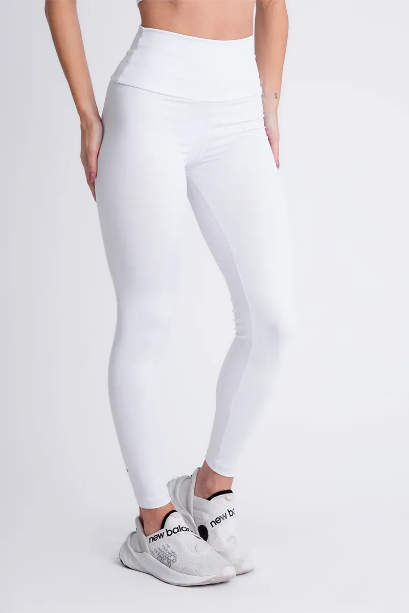 Conjunto Feminino Fitness Calça E Top - Branco