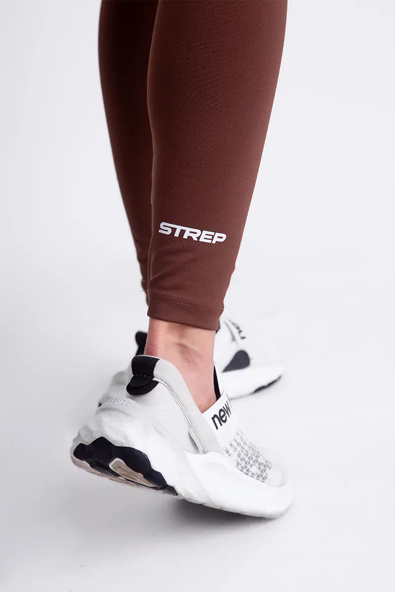 Conjunto Feminino Fitness Calça E Top - Marrom