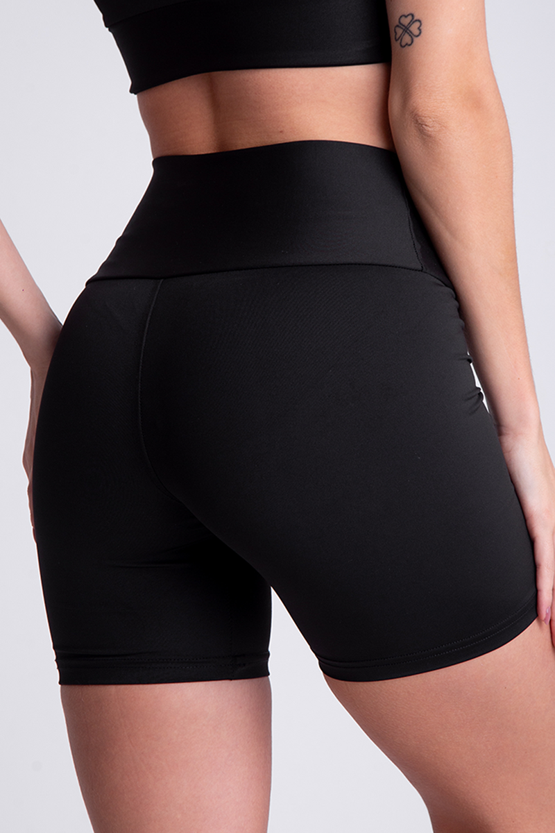Conjunto Black Motion Top e Short Legging